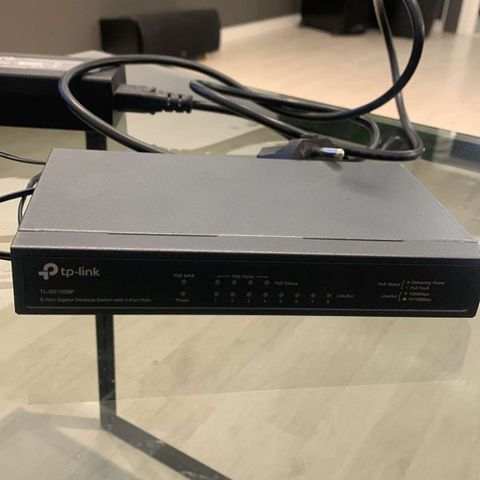 TP-Link TP-SG1008P POE switch 8 porter (64W)