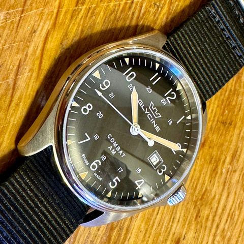 Glycine Combat 6 Vintage 43 feltklokke