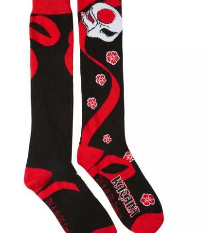 Harley Quinn Knee High Socks Halloween sokker