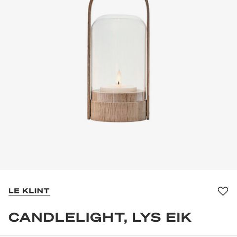 Le klint candlelight