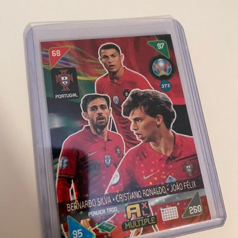 Cristiano Ronaldo - Panini Euro 2020 Power Trio