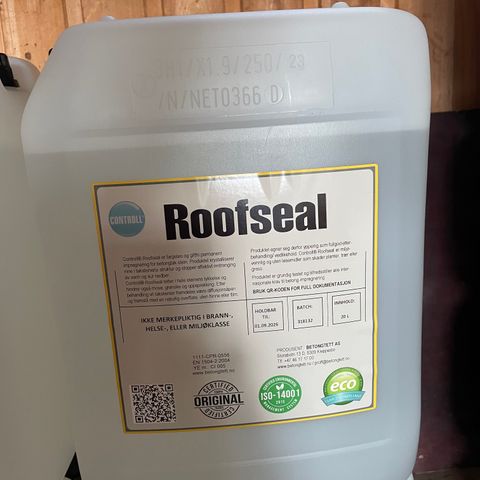 Roofseal, 80 liter - tak betongstein forsegling