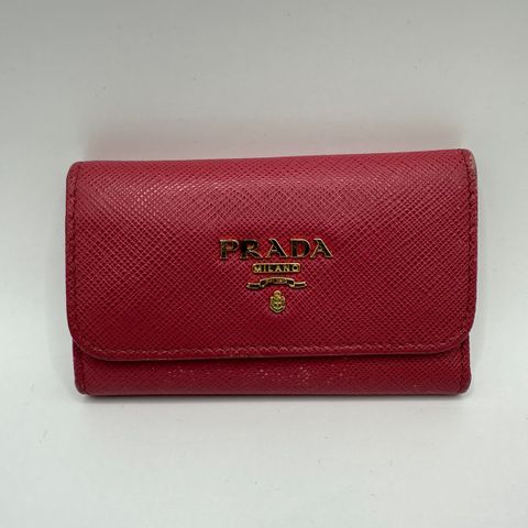 Prada Saffiano Leather Key Case