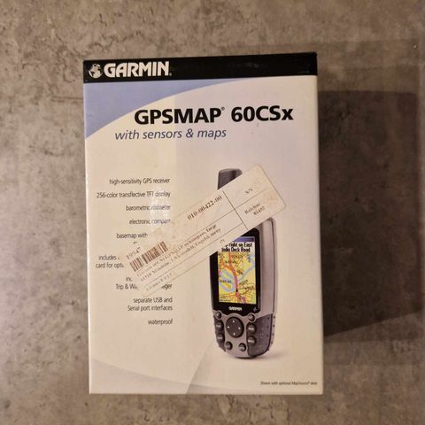 Garmin 60CSx. Flott tur GPS