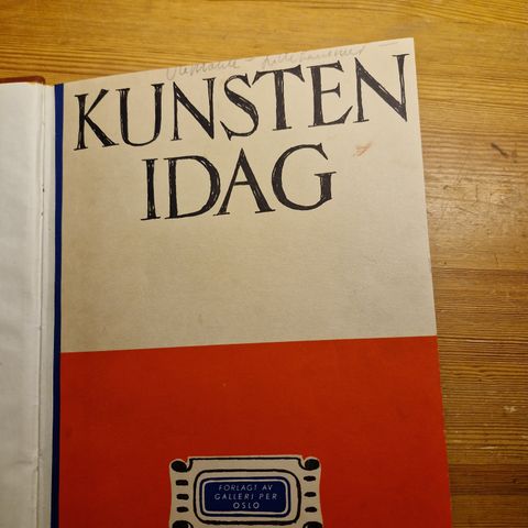 Kunsten idag. Årg. 1946 - 1973. 106 hefter innbundet. Komplett.