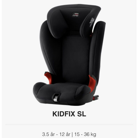 Britax Kidfix SL beltestol med isofix