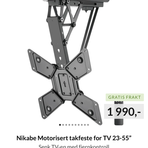 Elektrisk tv stativ til taket