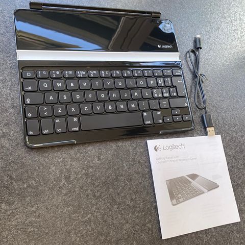 Tastatur cover/deksel til IPad Logitech ultrathin Keyboard Cover