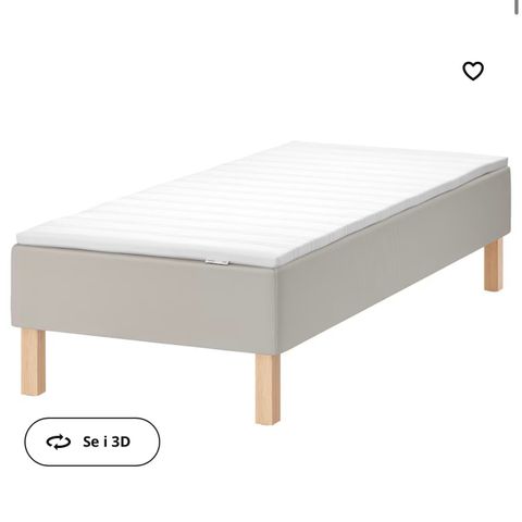 Pent brukt 120 seng fra IKEA.