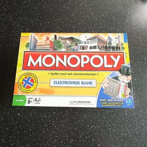 MONOPOLY ELEKTRONISK BANK - Ny og alt er forseglet