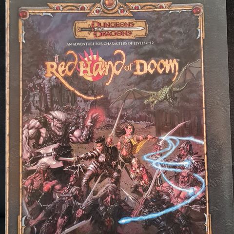 Som ny Dungeons and Dragons 3.5 Red Hand of Doom