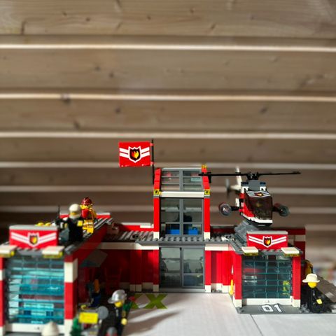 Lego City brannmenn tema (7945+mer)