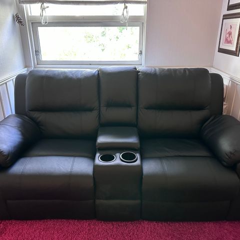 BATUM Recliner sofa BATUM 2-seter svart