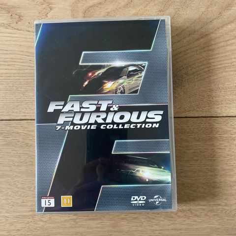 De 7 første fast and furious filmene