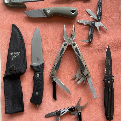 Gerber kniver samling! - eller nå også enkelt kniv