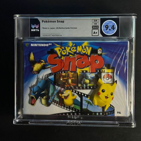 WATA 9.4 A+ Pokemon Snap | N64 | EUR/PAL