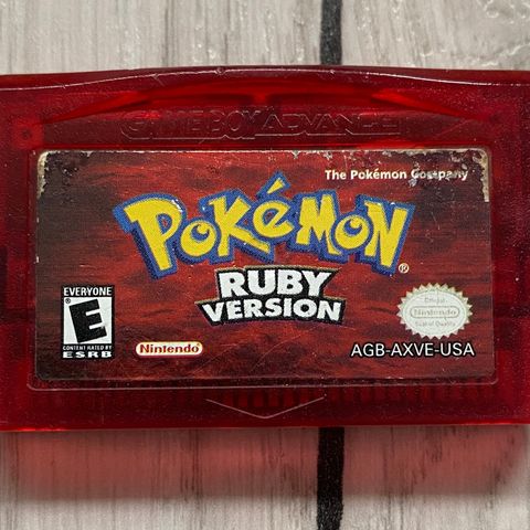 Pokemon Ruby til Game boy Advance