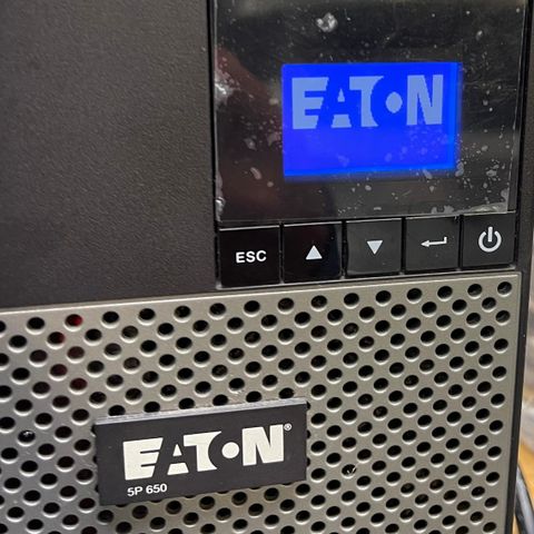 Avbruddsfri strømforsyning UPS EATON 5P 650 Backup strøm