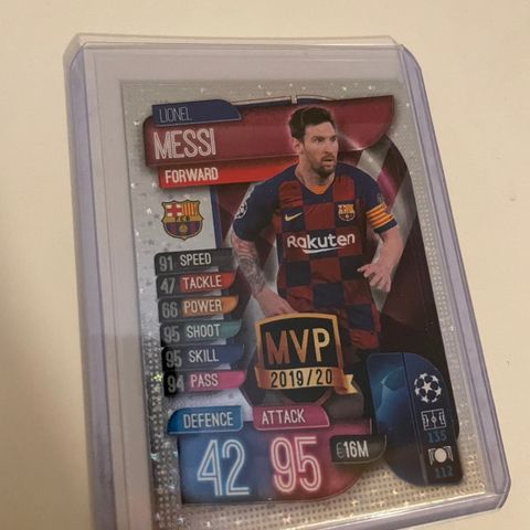 Lionel Messi - Match Attax 2019/20 MVP