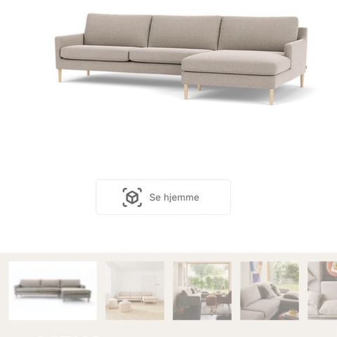 Astha sjeselongsofa Sofacompany