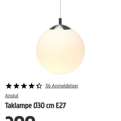 Taklampe