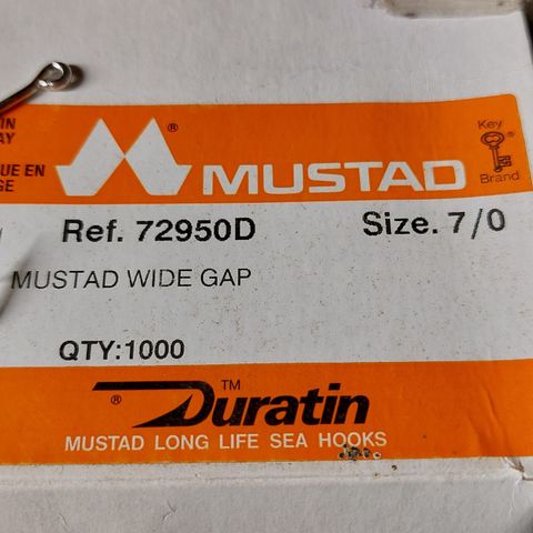 Mustad 7/0 linekroker