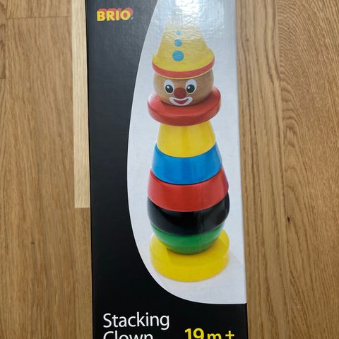 Ny Brio klovn stable stacking clown baby barn leke leker