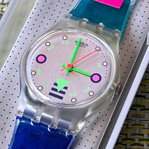 Swatch retro ubrukt 1999 modell