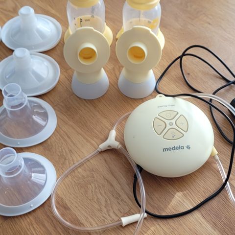 Medela swing flex + diverse flasker