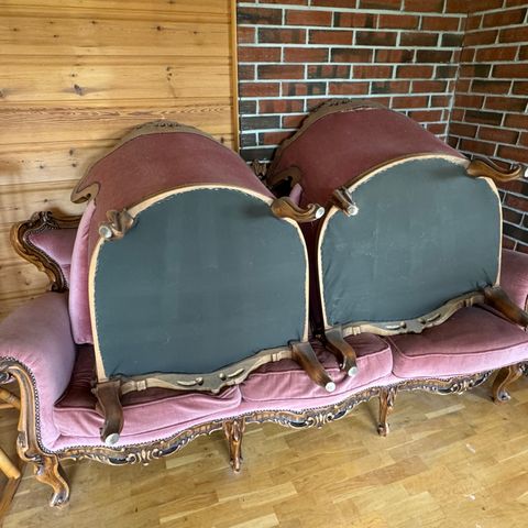 Vintage sofa + 2 stoler