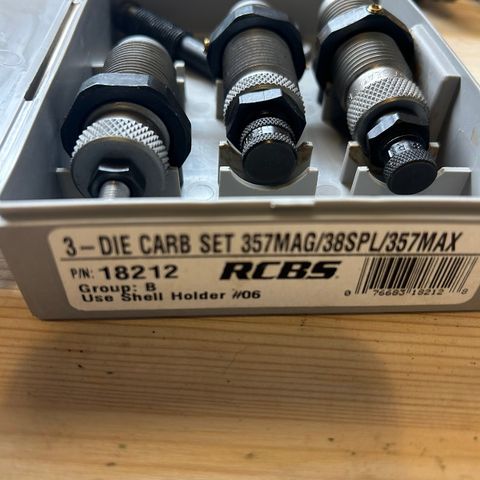 RCBS Die carb set 357mag/38spl/357max