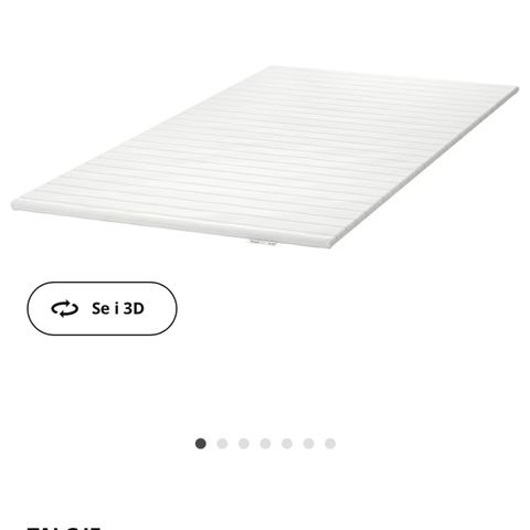 Overmadrass 90 cm fra IKEA