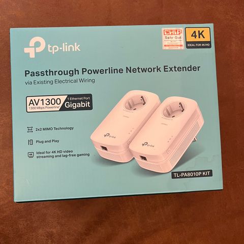 TP link nettverk extender. 1300 mbps.