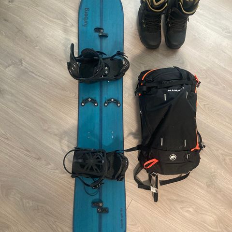 Furberg 155 splitboard pakke