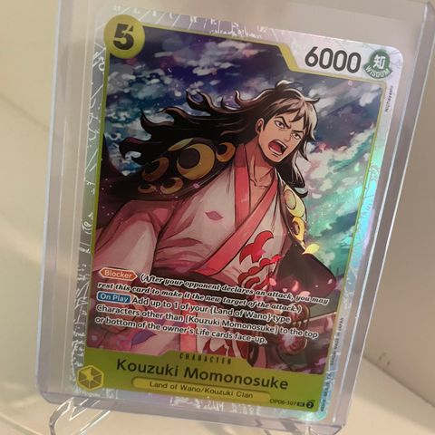 One Piece tcg op-06 Kozuki Momonosuke