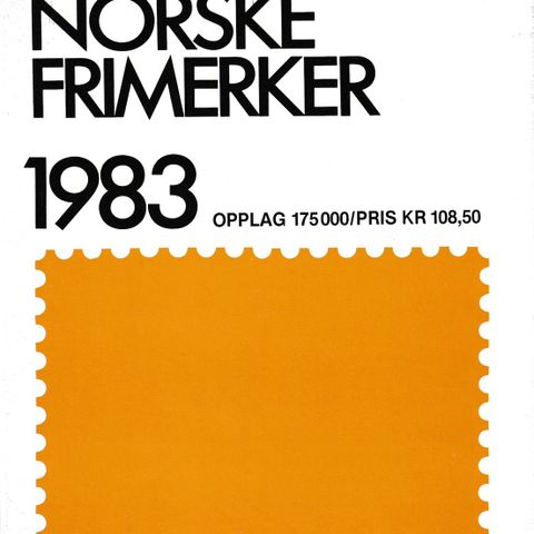 Norge 1983- Postfriskt årssett (2 bilder)