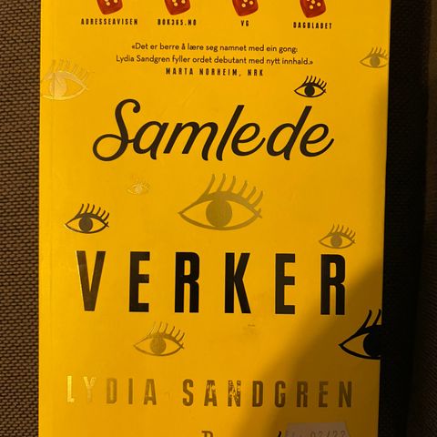 LYDIA SANDGREN - Samlede verker. TERNINGKAST 6