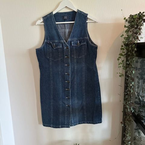 Vintage denimkjole str M