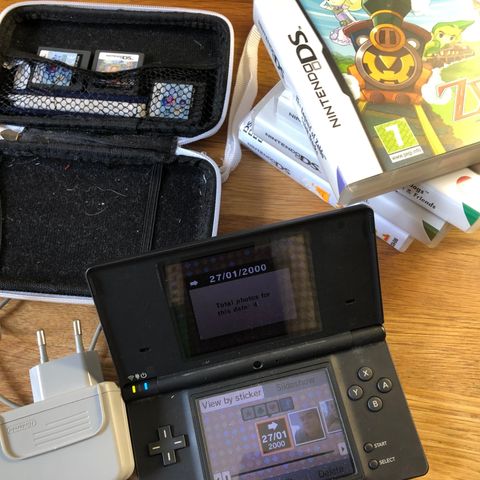 Nintendo DS, etui, pinner, spill