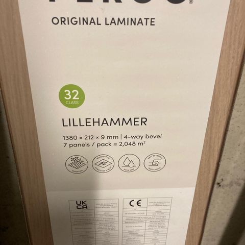 Pergo laminat, Lillehammer select beige oak