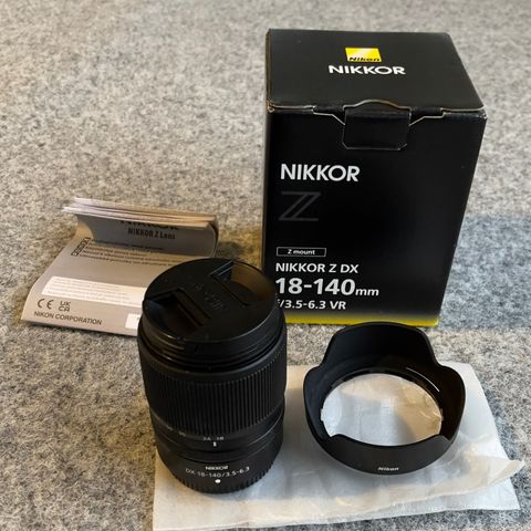 Nikon Nikkor Z DX 18-140mm f 3,5-6,3 VR