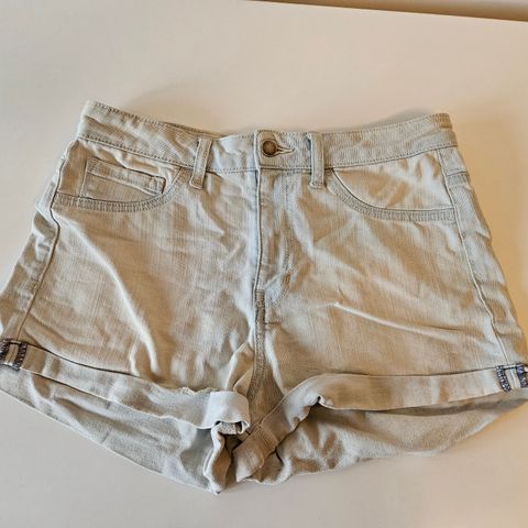 Dongeri baggy shorts