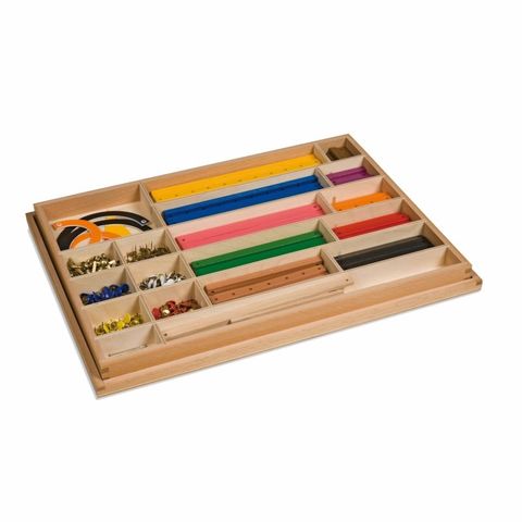 Montessori materiell geometri stick material