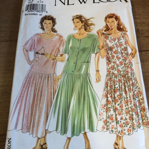 Vintage symønster til kjole fra New Look nr.6679