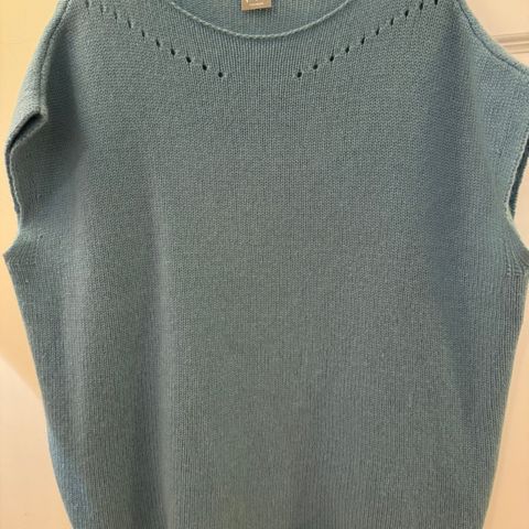 Genser/vest fra fTC i 100% cashmere