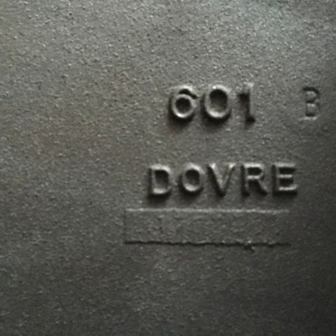 Dovre topplate/hvelvplate