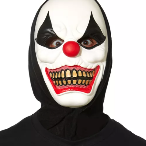 Skum clown klovne Halloween maske