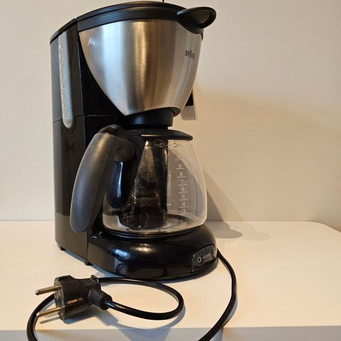 BRAUN Kaffetrakter 1000-1200W, Nypris 699,-