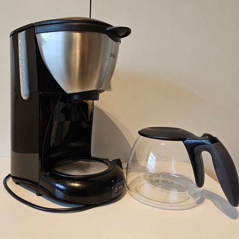 BRAUN Kaffetrakter 1000-1200W, Nypris 699,-