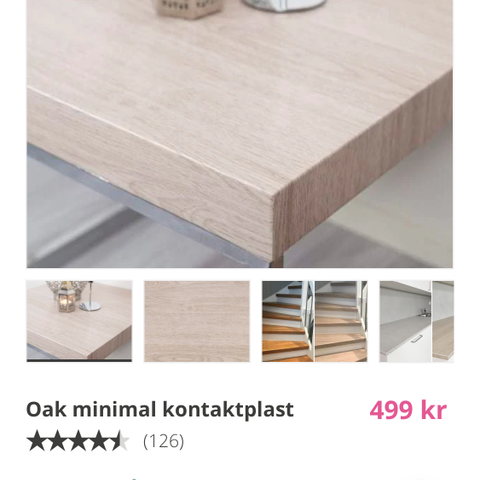 Oak minimal kontaktplast + verktøy